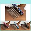 Elegant Acetate Hairpin With Diamond Inlay For Stylish Bun Updos And Hairdos