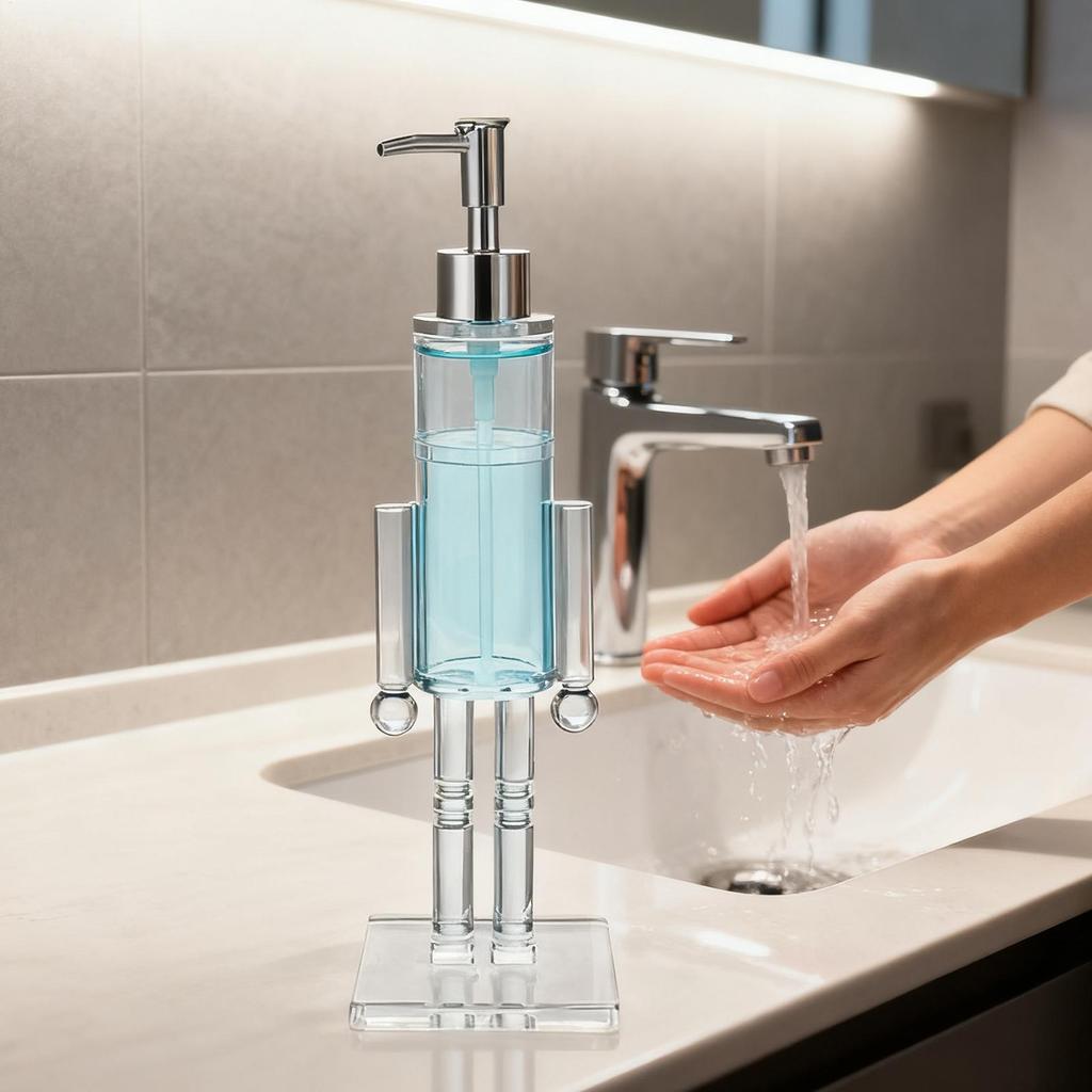 Soap Dispenser Bathroom Nutcracker Refillable Festive Bottle Christmas Soap Dispenser For Kitchen Sink For Counter Home Decor