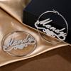 Customized Name Earrings Stainless Steel Heart-Shaped Nameplate Hoop Earrings Fashionable and Elegant Anniversary Gift for Mom