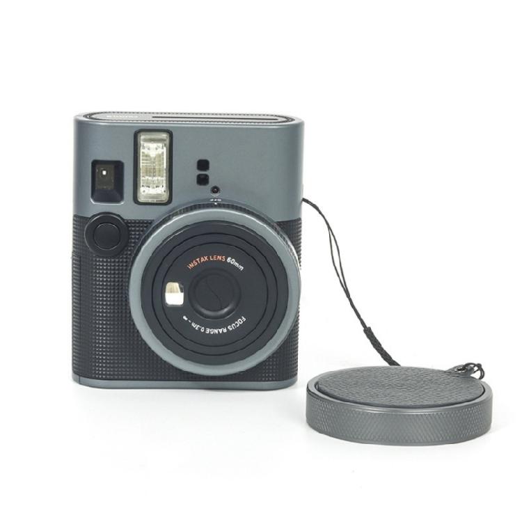 Einfache Installation Leder-Objektivabdeckung Anti-Drop-Riemen Kleberückseite Leichtes Design für Mini41 Kamera Zubehör