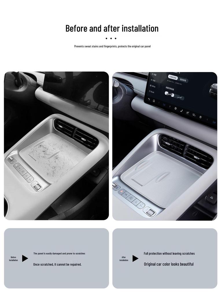 Silicone Anti-Slip Dustproof Pad for BYD Sea Lion EV Wireless Charging Panel