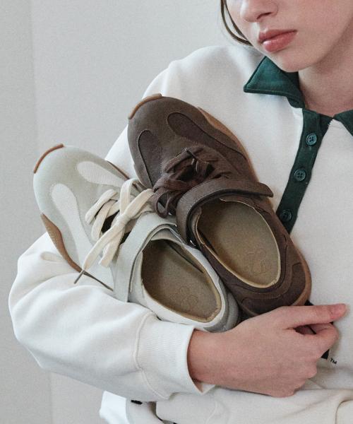 [ATT] Nomad Velcro Sneakers att1007 Ivory-230
