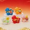 5 Stück Mini-Pferdestatue Harz Miniatur-Tierstatue für Feengarten Mikrolandschaft Puppenhaus Handwerk 2026 Chinesisches Pferd Feng Shui Ornament für