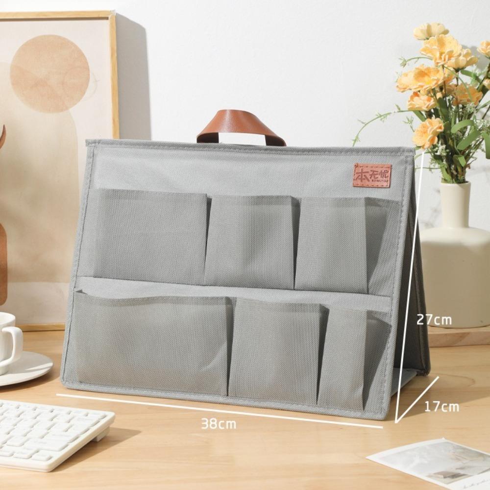 

Stand-up Classification Storage Bag Double-layer Organizer High Quality Storage Rack Desktop