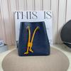 [Pre-Owned] NeoNoe BB Water Wave Leather Bucket Bag Shoulder Bag Crossbody Bag Tote Bag Mini - Excellent #M8AM51