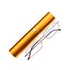 with Pen Clip Tube Case Small Tube Reader Glasses Metal Frame Hyperopia Glasses  Men Women
