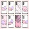 C-Cute A-Asamimichan Phone Case For Samsung S 25,24,23,22,30,21,10,9,Ultra,Plus,Lite,FE,4,5 G Soft Black Case