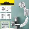 Three-Gear Stop Water Shower Head with Hair Washing Extension