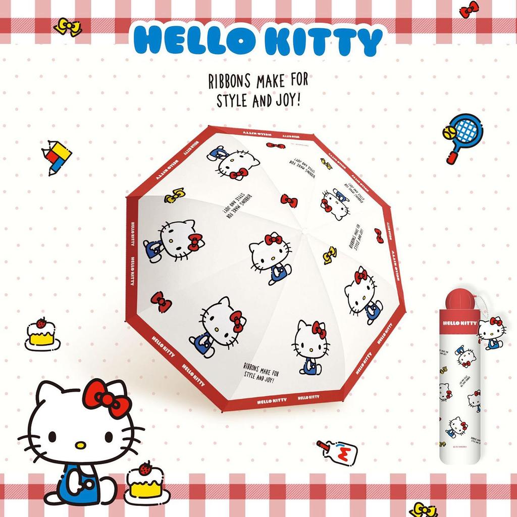 Sanrio Hello Kitty Umbrella - Cute Dual-Use for Sun and Rain, Ideal for Women and Students