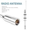 QM82 Dual Band Mobile Radio Antenna CBC435 15 4 Inch Stainless Steel Car Two Way Radio Antenna 145435 MHz with 259 Connector