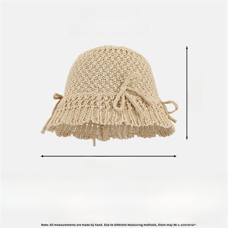 Korean Style Striped Knit Cap With Sunshade And Adjustable Fit For All Seasons
