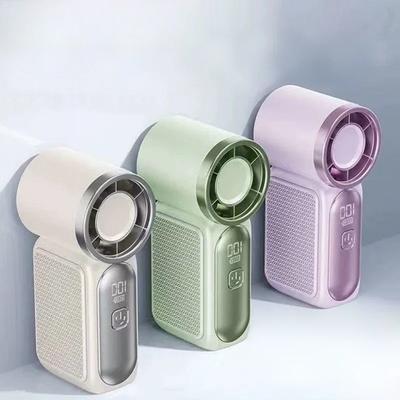 Mini Handheld Fan Portable Turbo Fan with 100 Wind Speed 3000mAh Type-C - Cooling Blowe Travel R Cooling Device