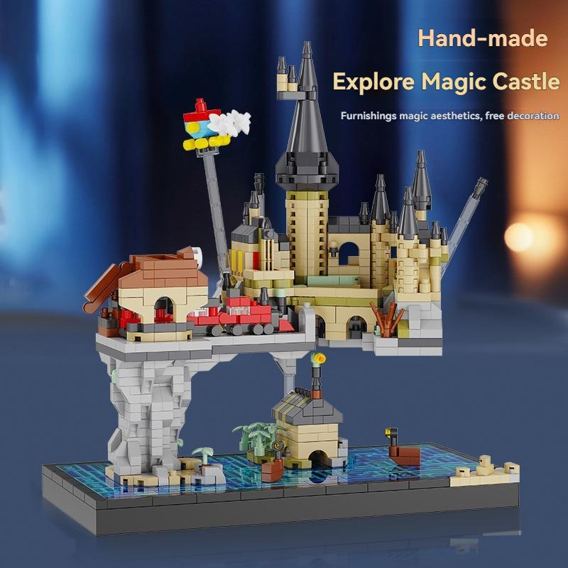 New-Off-The-Shelf First-Class 1256Pcs Premium-Quality Magic Castle High-Standard Construction-Set Top-Grade Brickslight Top-Grade Up Tiny Scale