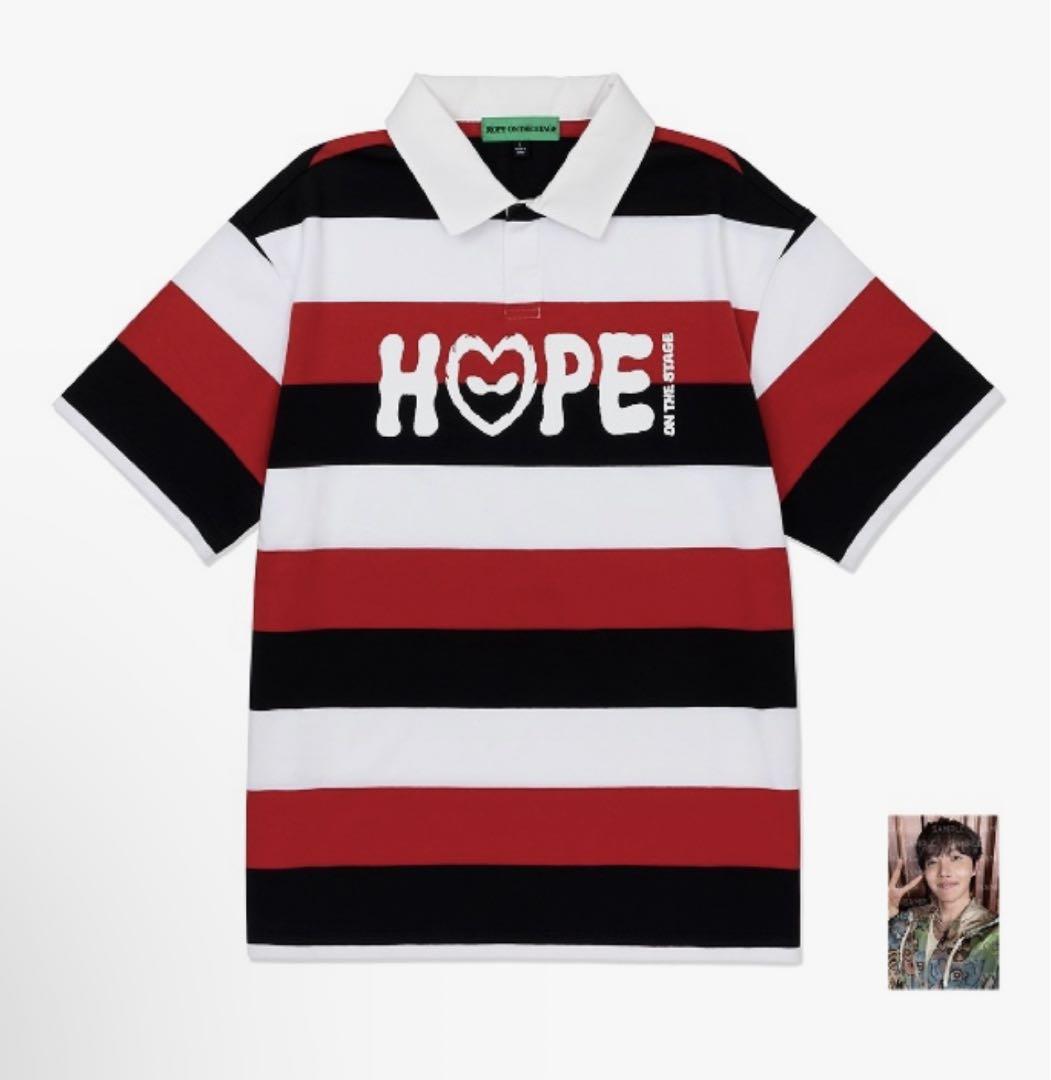 

[USED] BTS J-HOPE Stripe PK T-Shirt L