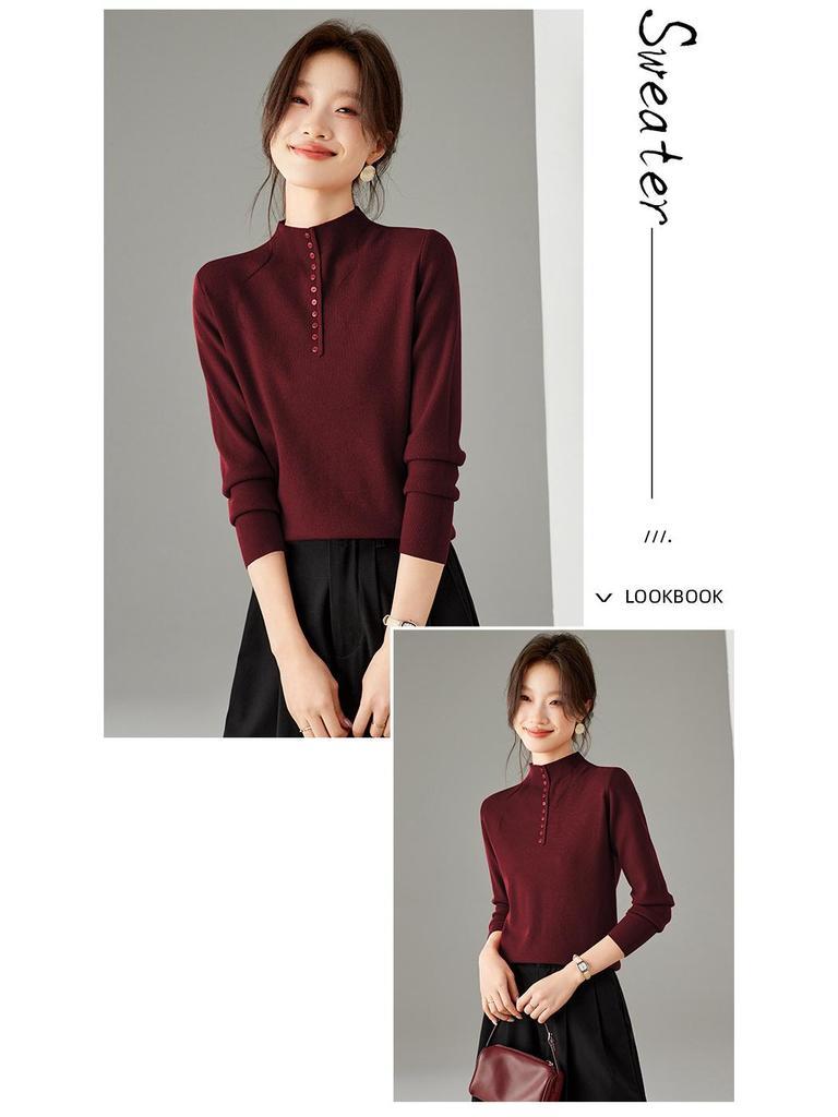 Damen Premium Winter Rollkragenpullover Top - Vielseitige kurze Basisschicht (2025)