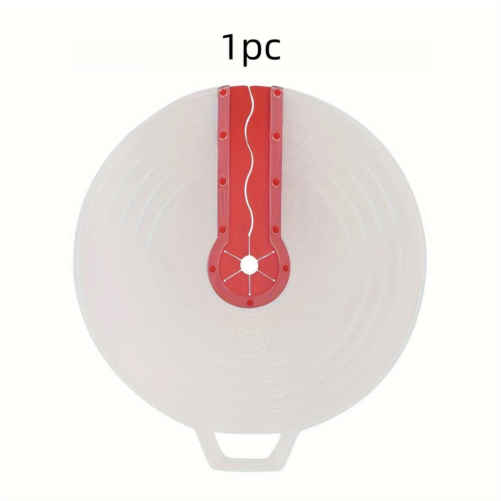 1pc Mixing Bowl Cover with Beater Hole - Plastic, Rust-Resistant, Oven-Safe Kitchen Accessory for Preventing Cream Mixing