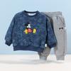 Disney Boys' Mickey Cartoon Sweatshirt Set