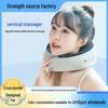 Multi-Functional U-Shaped Memory Foam Cervical Spine Massager Pillow for Home and Car