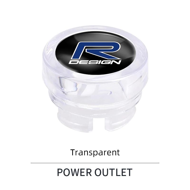 Car Cigarette Lighter Cap Auto Lighter Dust Proof Cover Accessorie For Volvo Rdesign XC60 XC90 XC40 V50 V60 V40 S60 C30 V70 S90