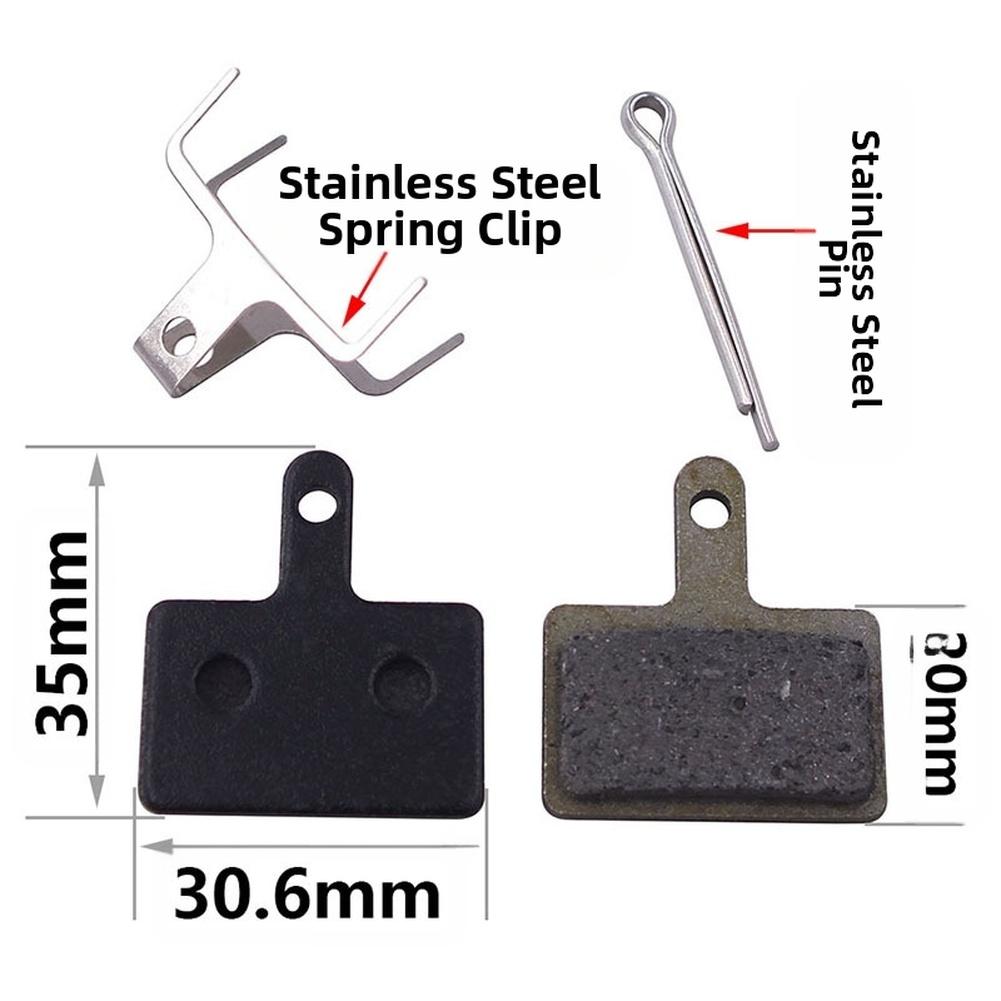 Resin Material MTB Brake Pads Disc Brake Pads Stainless Steel Pins
