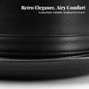Short Brim Fedora Fashionable Leather-Look Hat Comfortable for Streetwear, Women