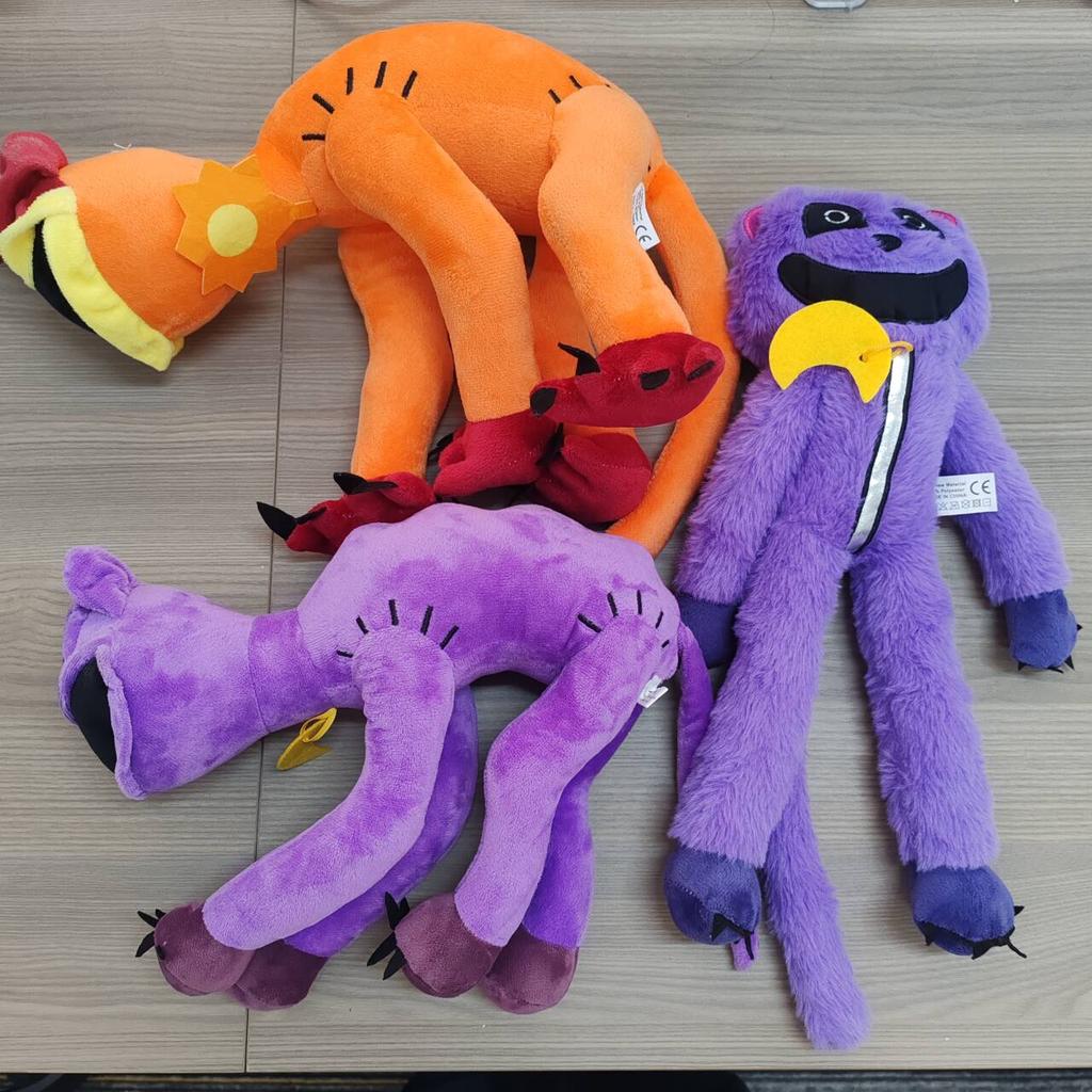 Hot Kawaii Soft Stuffed Bearhug Plushie Doll Smiling Critters Design Catnap Dogday Plush Toy for Kids Children's Gift Decoration