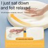 40cm Seat Cushion Ultra Soft Breathable Office Chair Pad Anti-Slip Memory Foam Waist Cushion