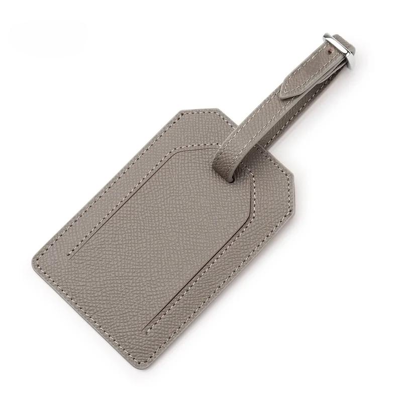 Fashion Genuine Leather Travel Luggage Tag; Airplane Suit Tag; Men's Suitcase Tag; Hotel Room Tag.