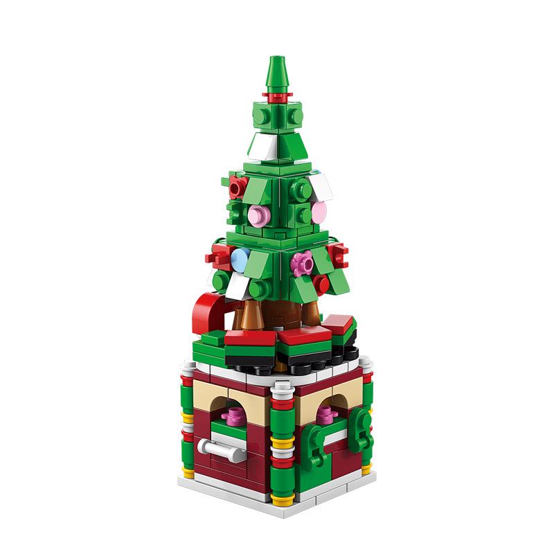 Christmas Tree Building Blocks: LEGO-Compatible Educational Toys for Girls & Boys