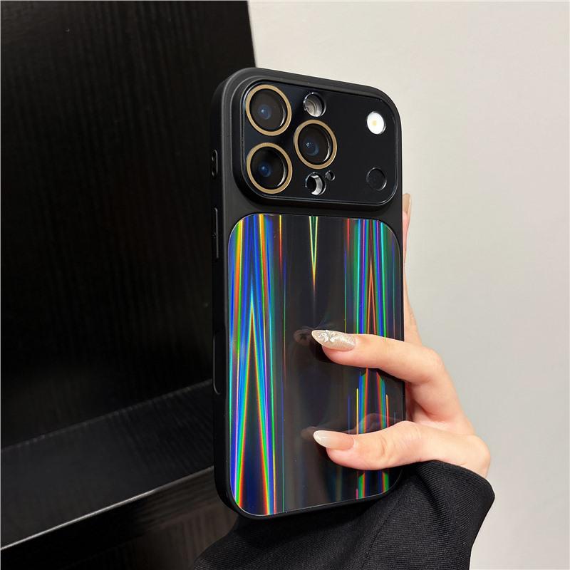 Apple 17Promax Aurora Laser Case with Full Coverage and Anti-Drop Protection for iPhone 16 Lens