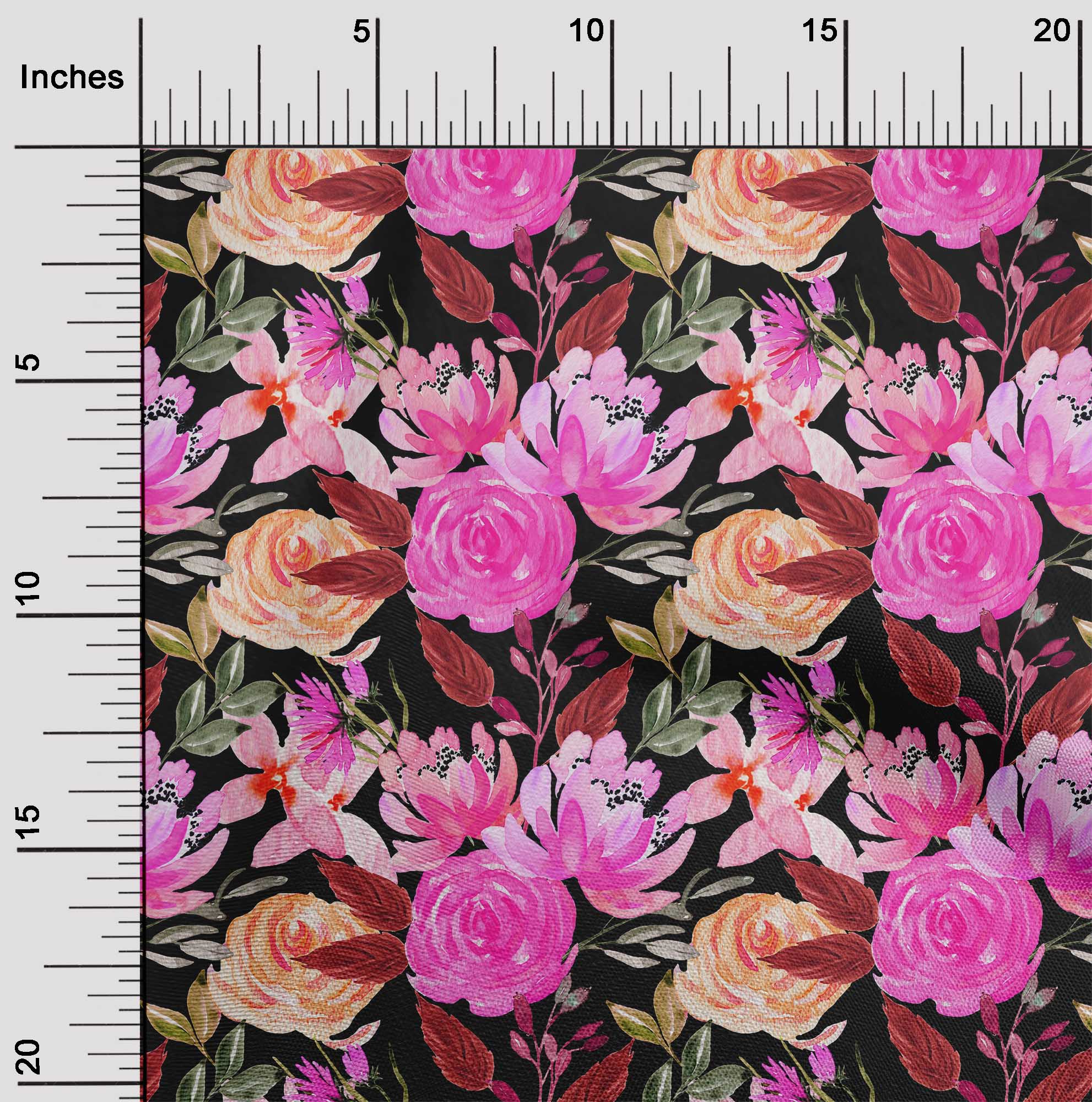 

oneOone Cotton Flex Lime Green Fabric Florals Sewing Fabric By The Yard Printed Diy Clothing Sewing Supplies 40 Inch 42 Inch Wide - Viscose Chiffon рожевий