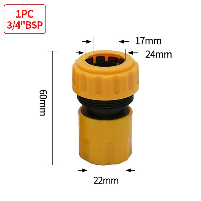 Garden Hose Quick Water Connector For Water Gun Tap 1/2"3/4"3/8" 1 Inch Adapter Irrigation Pipe Joint Fitting Accessories