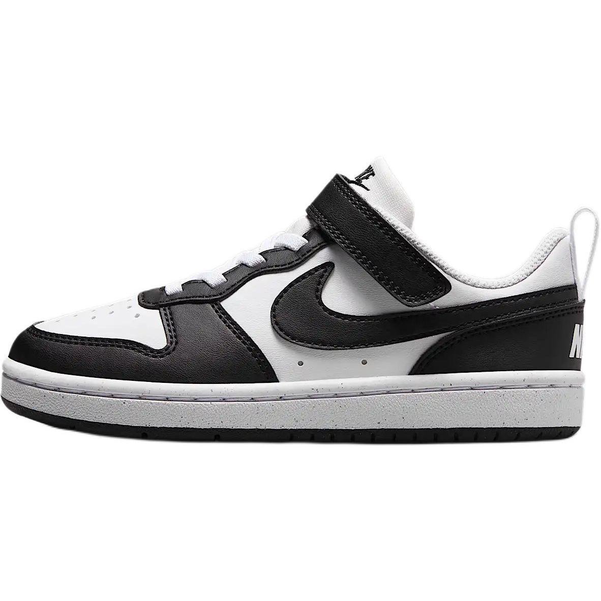 (PS) Nike Court Borough Low Recraft  White Black  Kids  DV5457-131 EU 28
