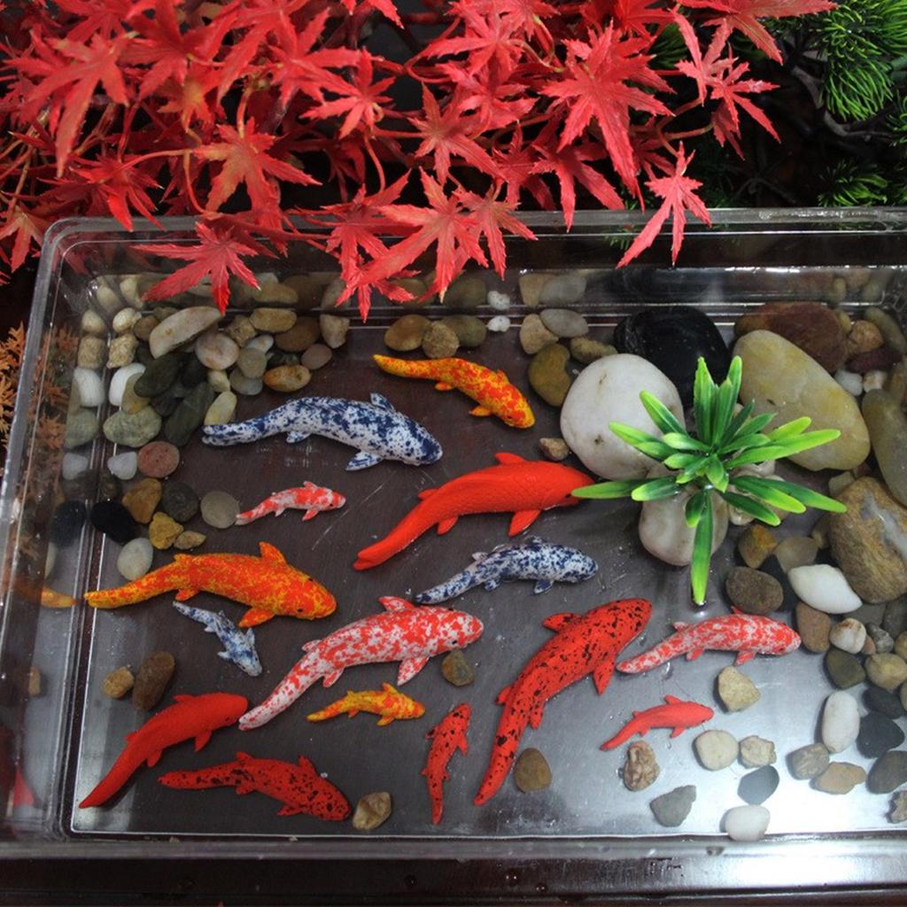 Landscape Colorful Goldfish Decors Fish Tanks Decorations for Aquariums Terrarium Shrimp Goldfish Fish Ornaments
