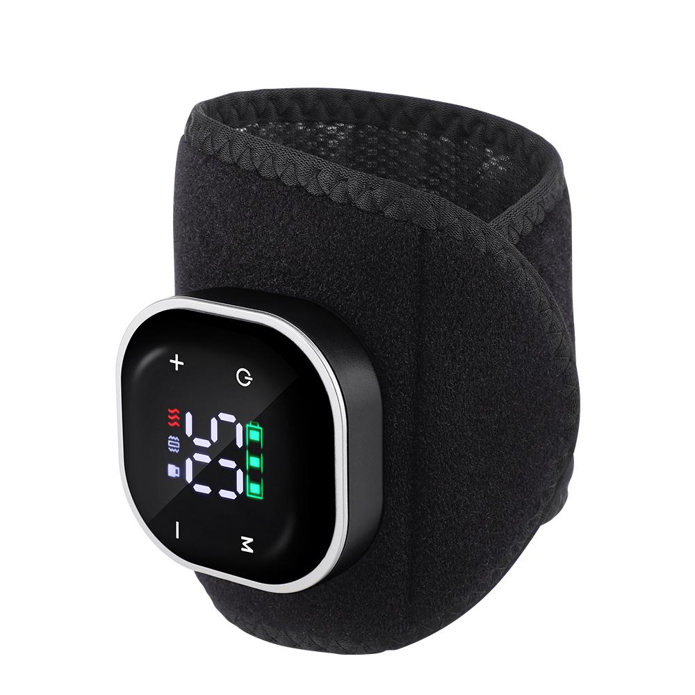 Red Light Electric Heated Wrist Massager Hot Compress Wrist Support Brace Vibration Wrist Warmer for Carpal Tunnel Relief