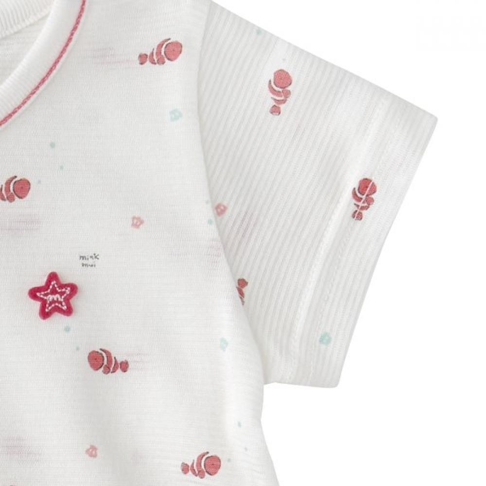 Mink Mui Petit Nemo Short Sleeve Romper   Petit Apple Ankle Socks Set 36370 041 15 36114 815 07