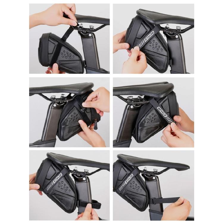 Mountain Bike Saddles Storage Seats Bag Rear Tool Pouches Bicycles Tail Bag Cycling Seatpost Rear Bag Easy to Use