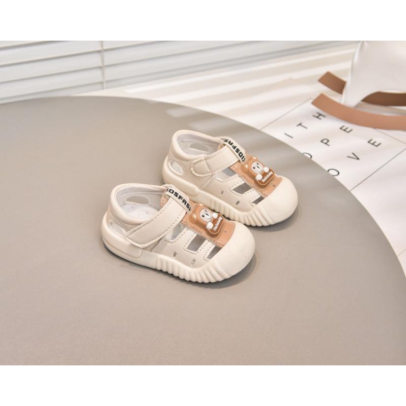 Cute Cartoon Breathable Soft Sole Flash Light Infant Toddler Walking Sandals
