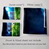 Soccer field design. Bedding Duvet cover sets Duvet covers Pillowcases gifts (1 * Duvet Cover 2 * Pillowcases, without duvet insert)