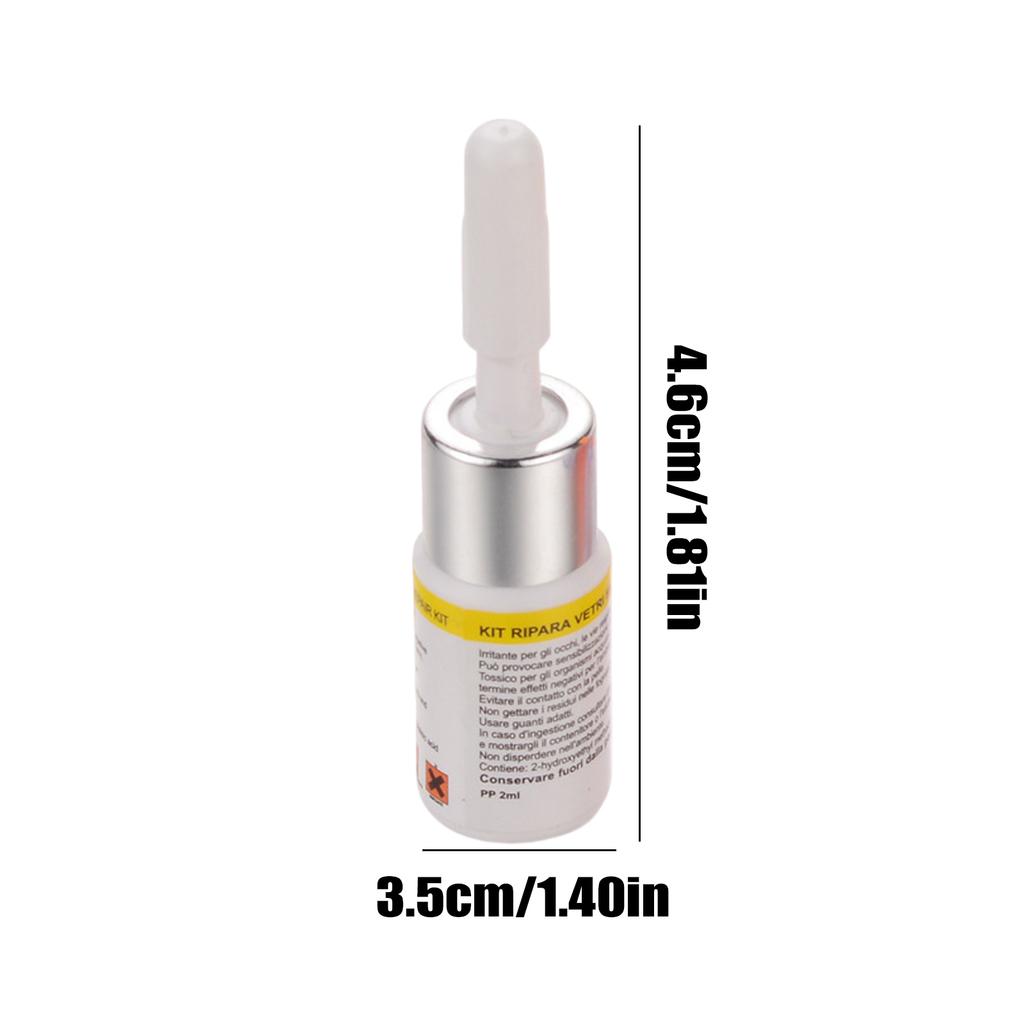 Car Glass Repair Kit Cracked Windshield Repair Kit Glass Repair Liquid for Cracks DIY Long-Lasting with Invisible Repairs