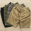 Men's Retro Loose-Fit Summer Capri Shorts - Durable Mid-Length Casual Wear