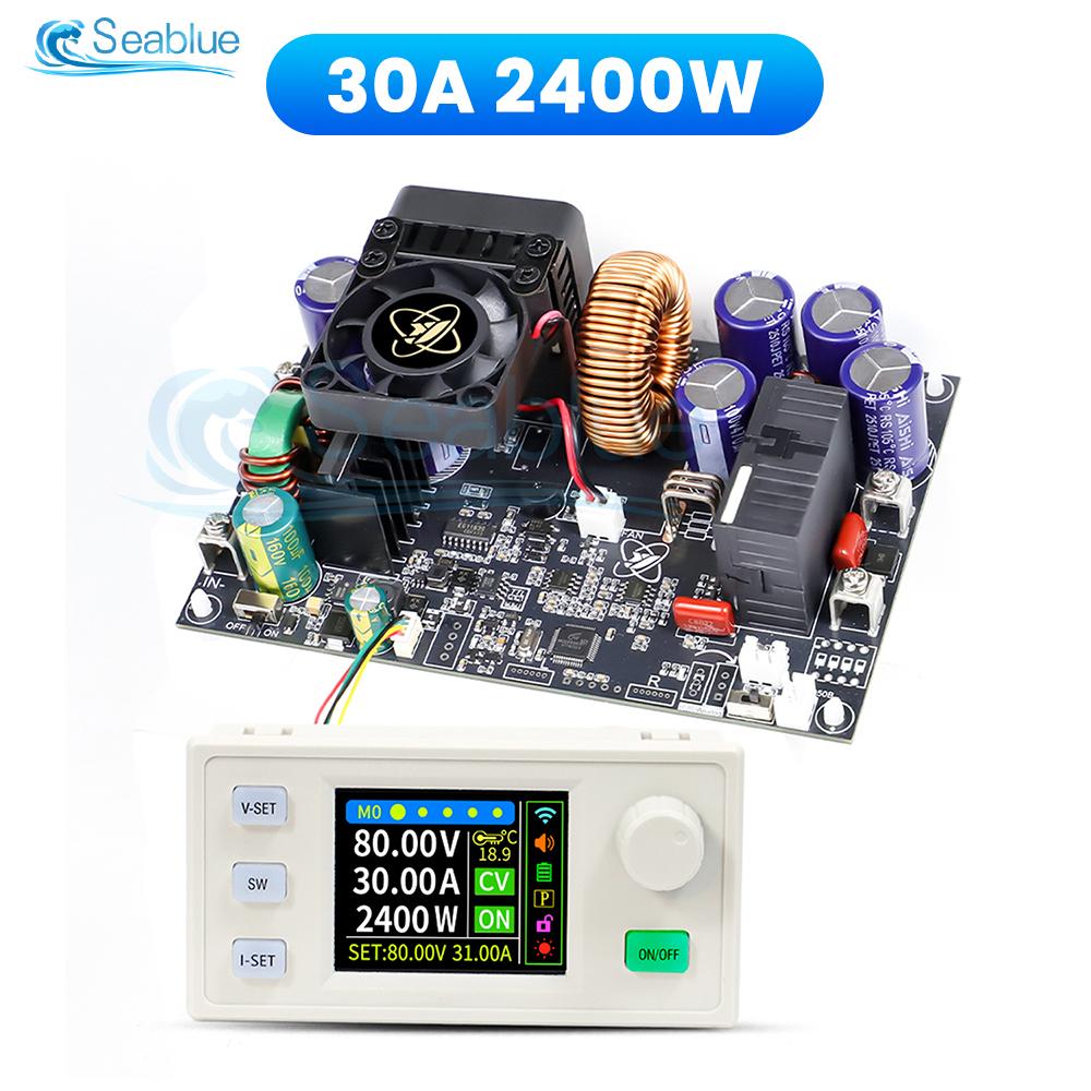 

XY8030S XY12530S Регульований понижувальний модуль живлення 1,8-дюймовий кольоровий РК-екран DC Buck Converter з MPPT-зарядкою