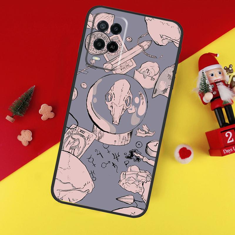 Pastel Goth Witchy For OPPO A74 A94 A17 A16 A15 A79 A58 A78 A98 A77 A5 A9 A96 A76 A52 A72 A57S A54S A53S Case