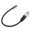 XLR Female To AV Female Cable 30cm Length 6mm Diameter XLR AV Adapter Cord for Mixer Microphone Amplifier