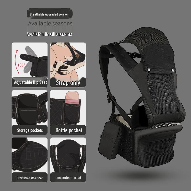 DAISHUZAIZAI Baby Carrier with Hip Seat