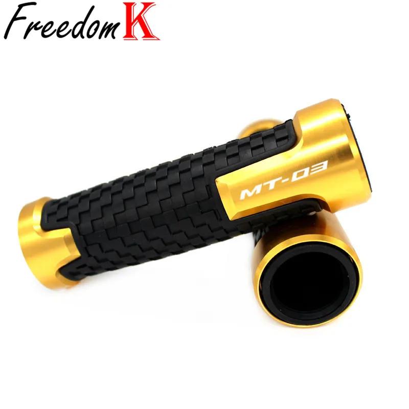 

Fit For MT 03 MT03 7/8 22MM CNC MT-03 Motorcycle Accessories Handlebar Grips жёлтый