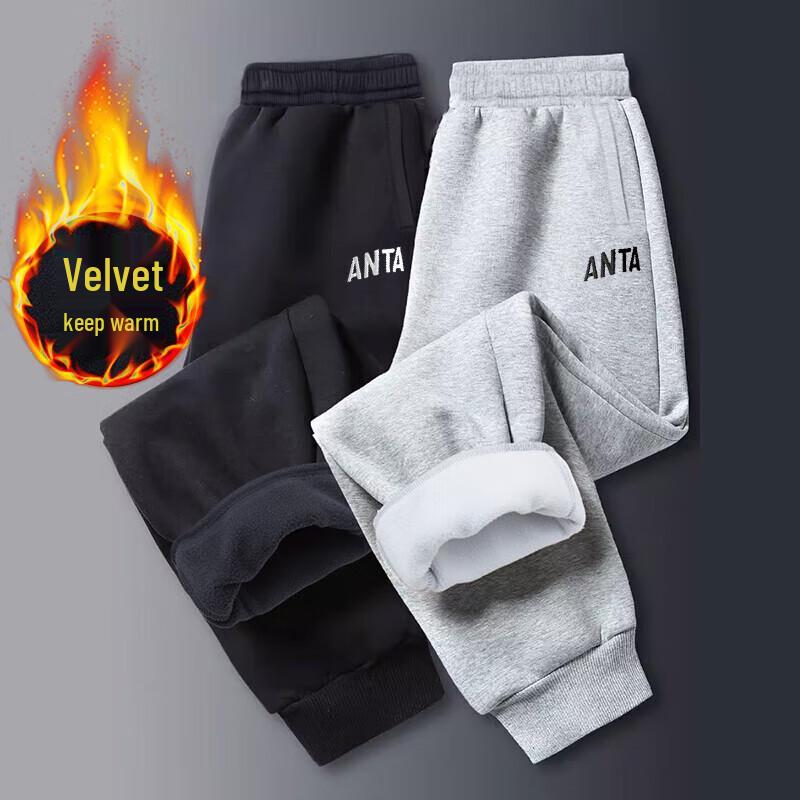

Anta Men s Fleece-Lined Jogger Sweatpants L