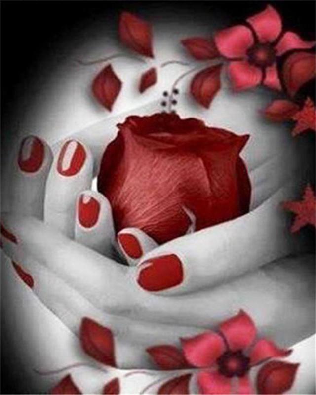 5D Diamant Malerei Neue Blumen Diamant Stickerei Kreuz Stich Landschaft Bilder Von Strass Mosaik Wohnkultur