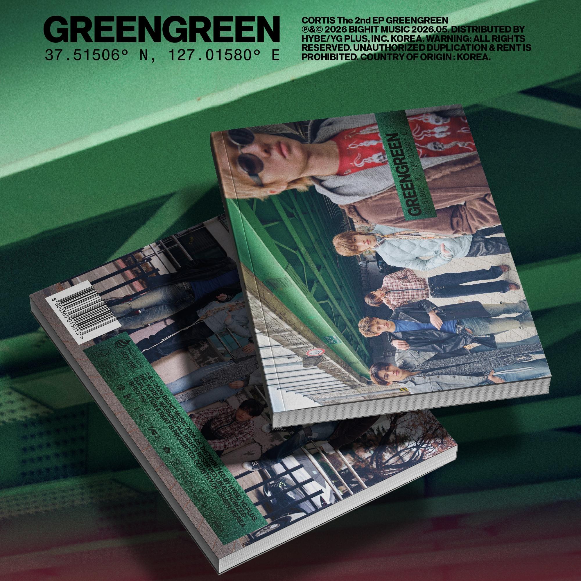

Другий міні-альбом CORTIS [GREENGREEN](Фотокнига вер.)(Попереднє замовлення 30 днів) BRIDGE ver.