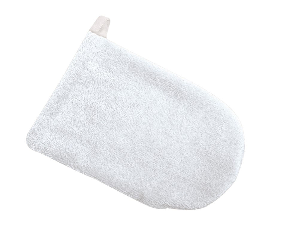 Myjka frotte bamboo biała